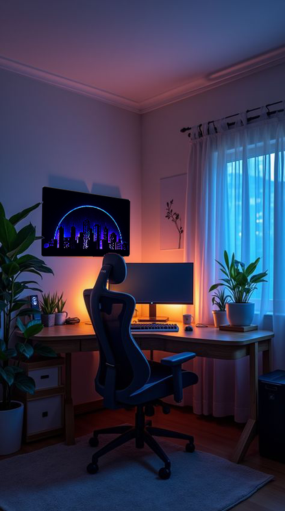 Wandkunst - Lichter der Stadt