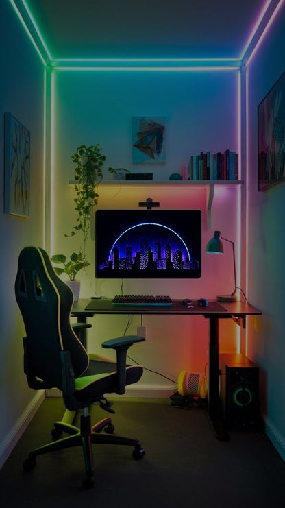 Wandkunst - Lichter der Stadt